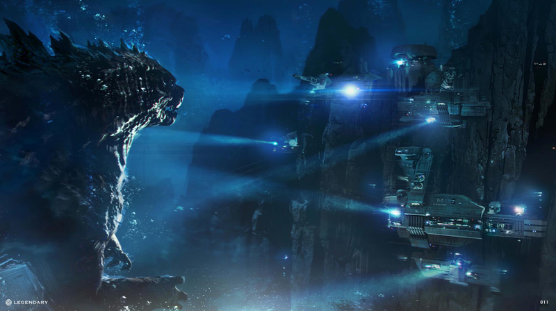 Concept art for Godzilla: King Of The Monsters